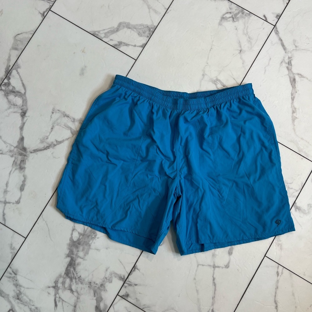 Blue Quick-Dry Board Shorts for Swimming